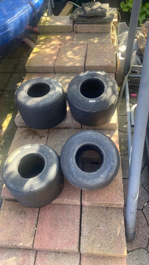 Oude kart banden. Ideaal honden speelgoed, Verzenden, Gebruikt