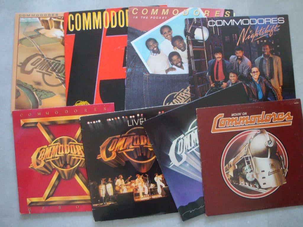 Commodores - 8 Albums (vinyl), Ophalen of Verzenden, Gebruikt, 12 inch