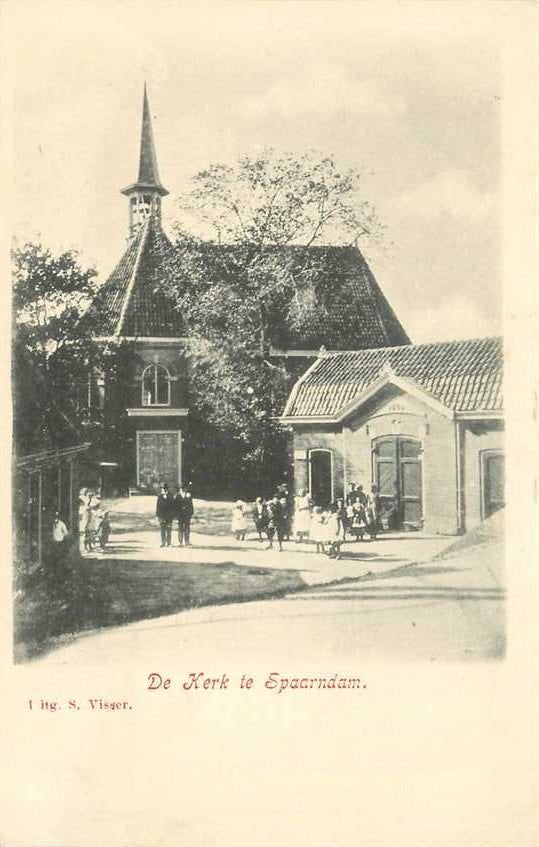 380-722-001 Spaarndam, Verzamelen, Ansichtkaarten | Nederland, Noord-Holland, Voor 1920, Verzenden