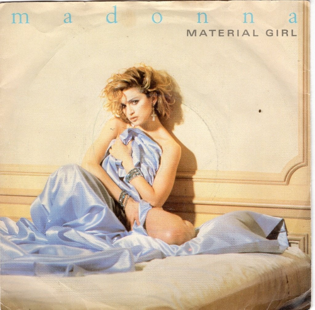 MADONNA  -  Material girl, Cd's en Dvd's, Gebruikt, 7 inch, Pop, Fotohoes