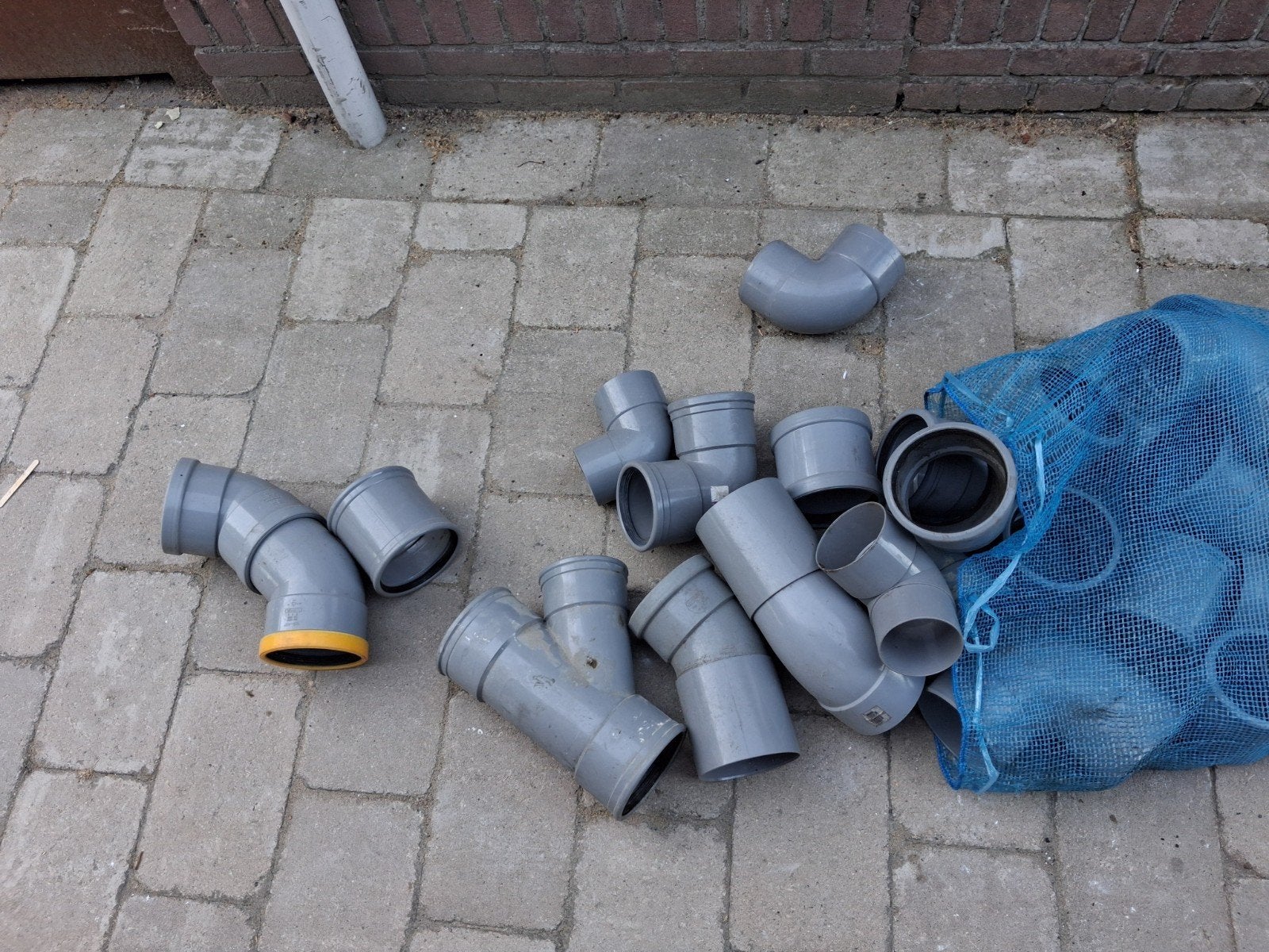 diverse koppelstukken, bochten ed, Ophalen, Bochten, Pvc, Minder dan 2 meter