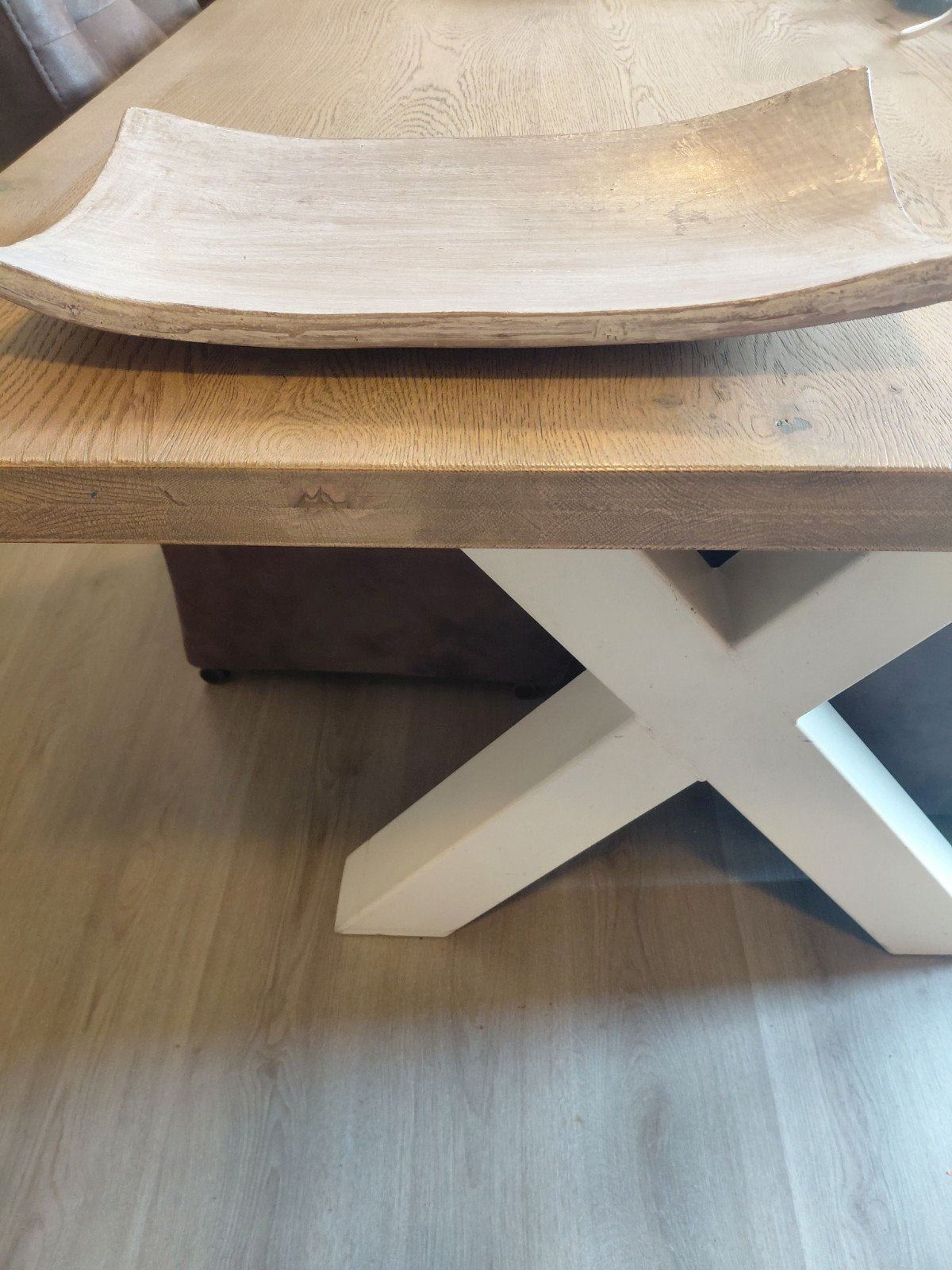 Decoratieve houten schaal - Zo goed als nieuw, Ophalen, Schaal, Zo goed als nieuw, Rechthoekig