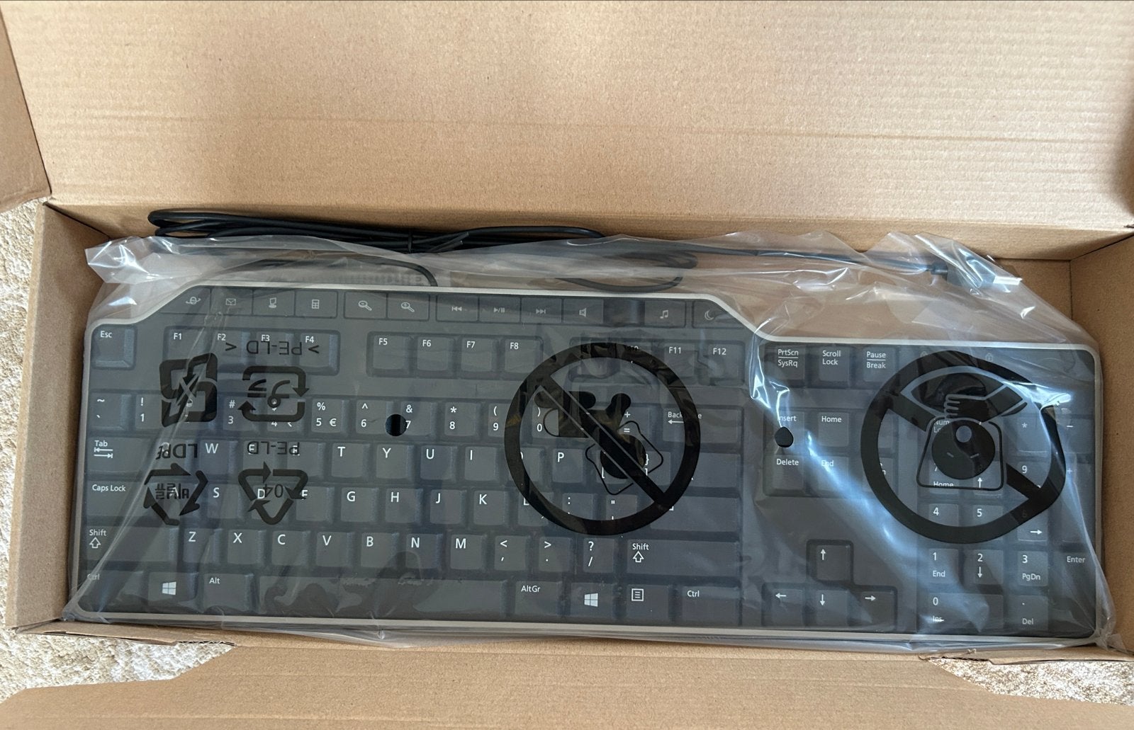 DELL KB-522 keyboard, Nieuw, Ophalen of Verzenden, Qwerty, Bedraad
