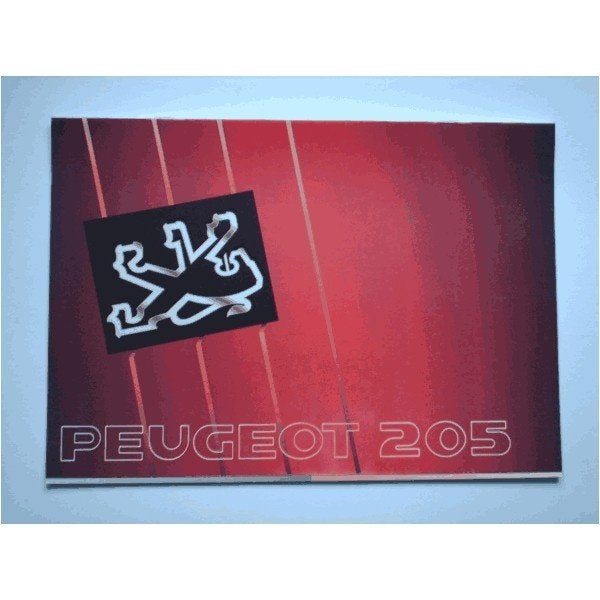 Peugeot 205 Brochure 1990 #2 Nederlands, Boeken, Auto's | Folders en Tijdschriften, Ophalen of Verzenden, Gelezen, Peugeot