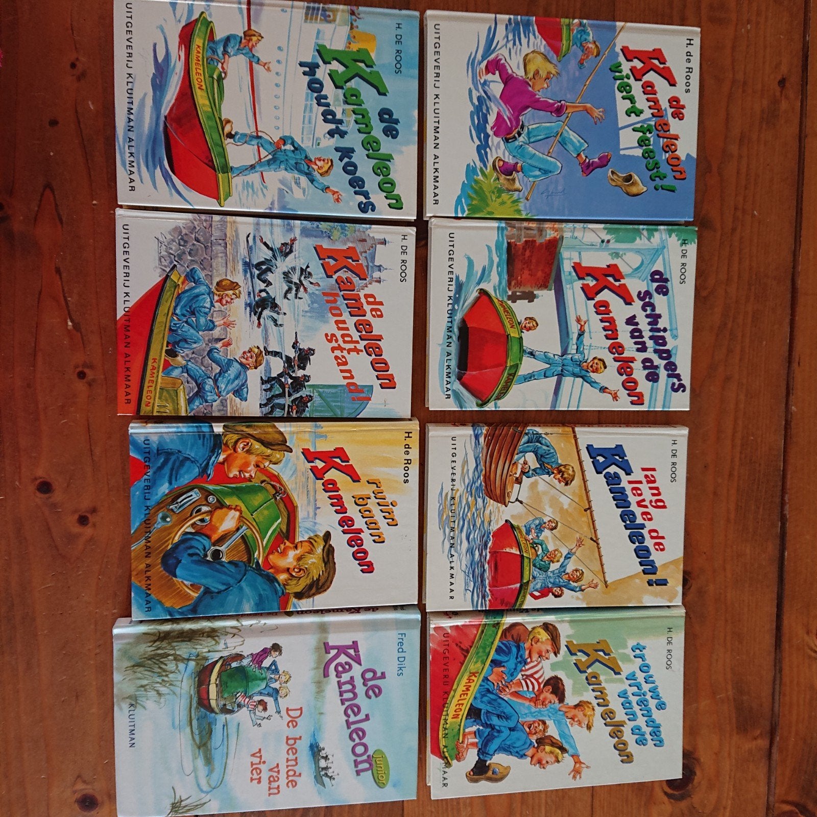 8 boeken van de Kameleon, Ophalen, Gelezen, H. de Roos, Fictie