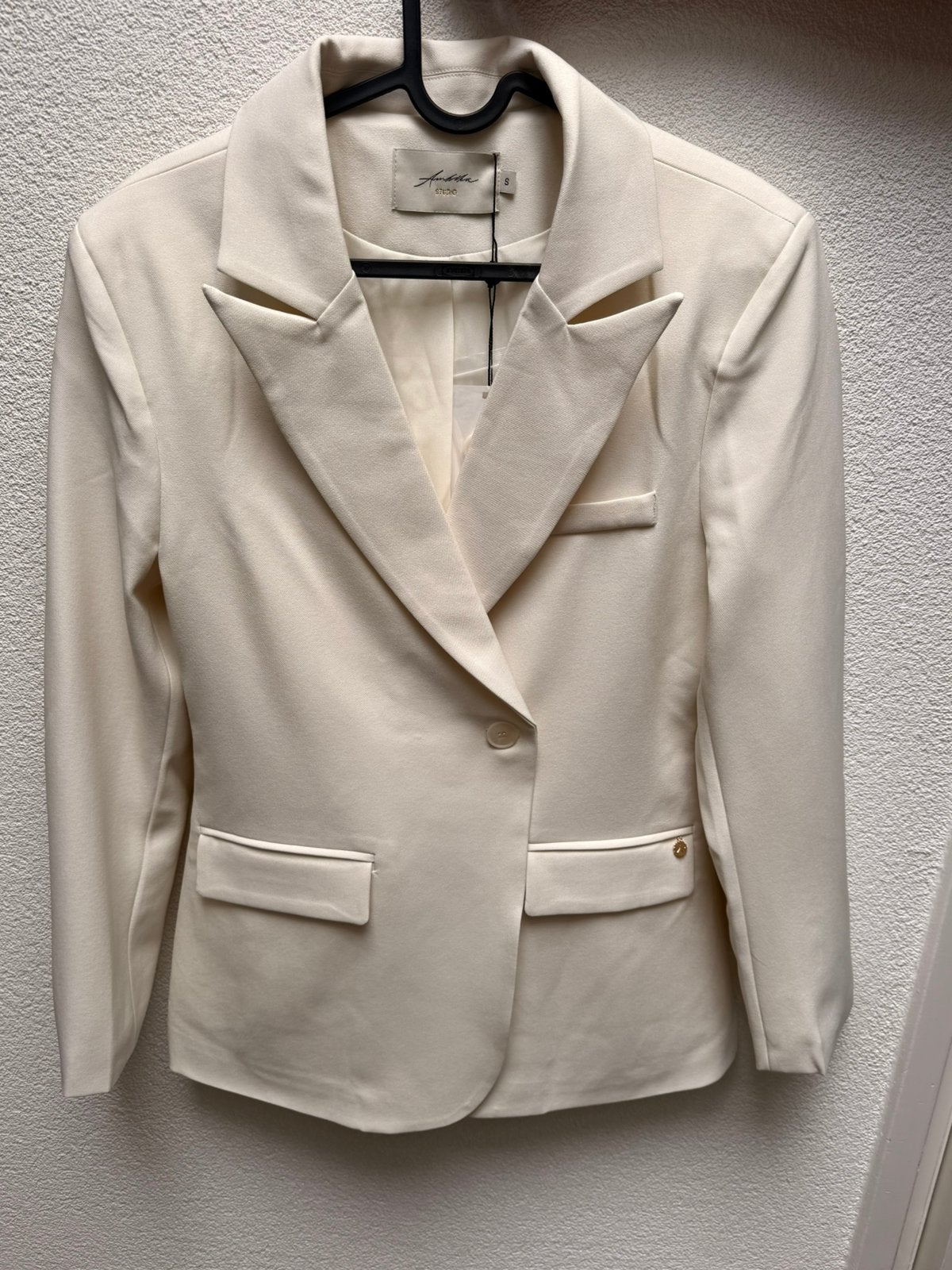 Ambika ine blazer off white - maat s, Wit, Nieuw, Ophalen of Verzenden, Jasje
