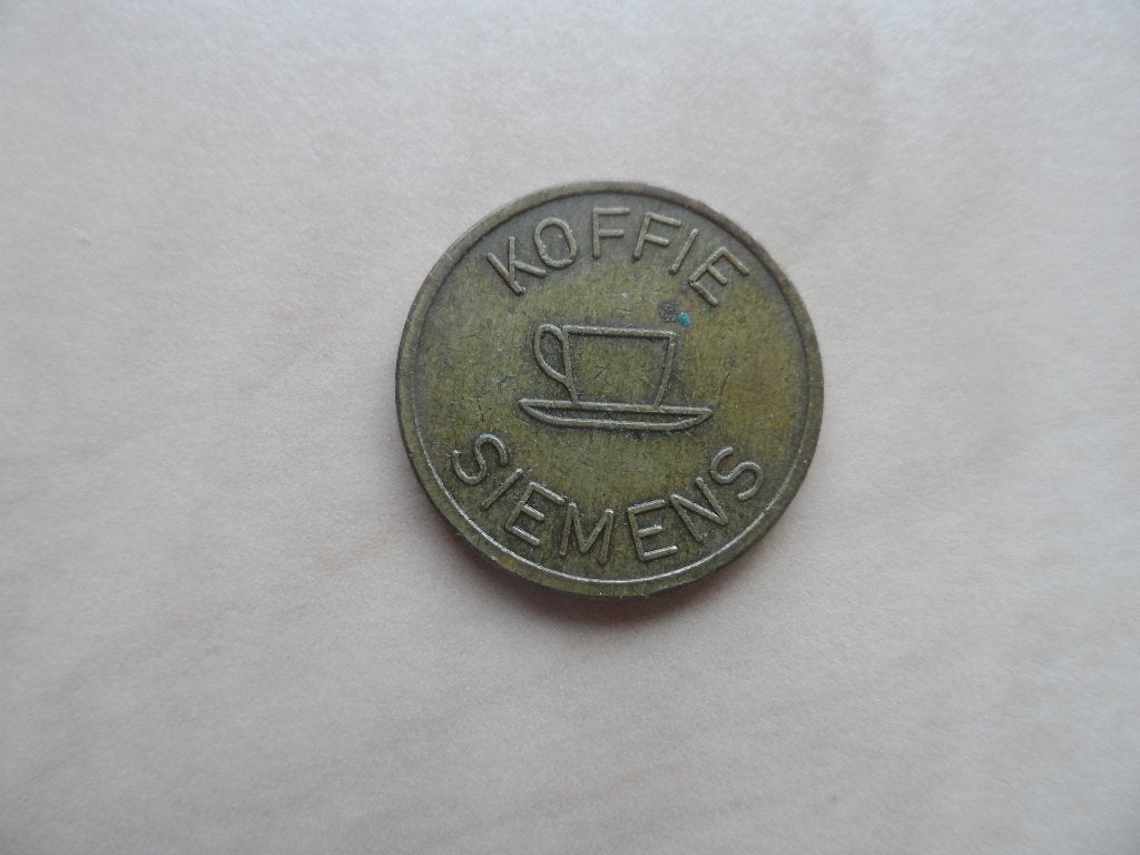 Koffie munt kantine penning Siemens, Postzegels en Munten, Ophalen of Verzenden, Overige materialen