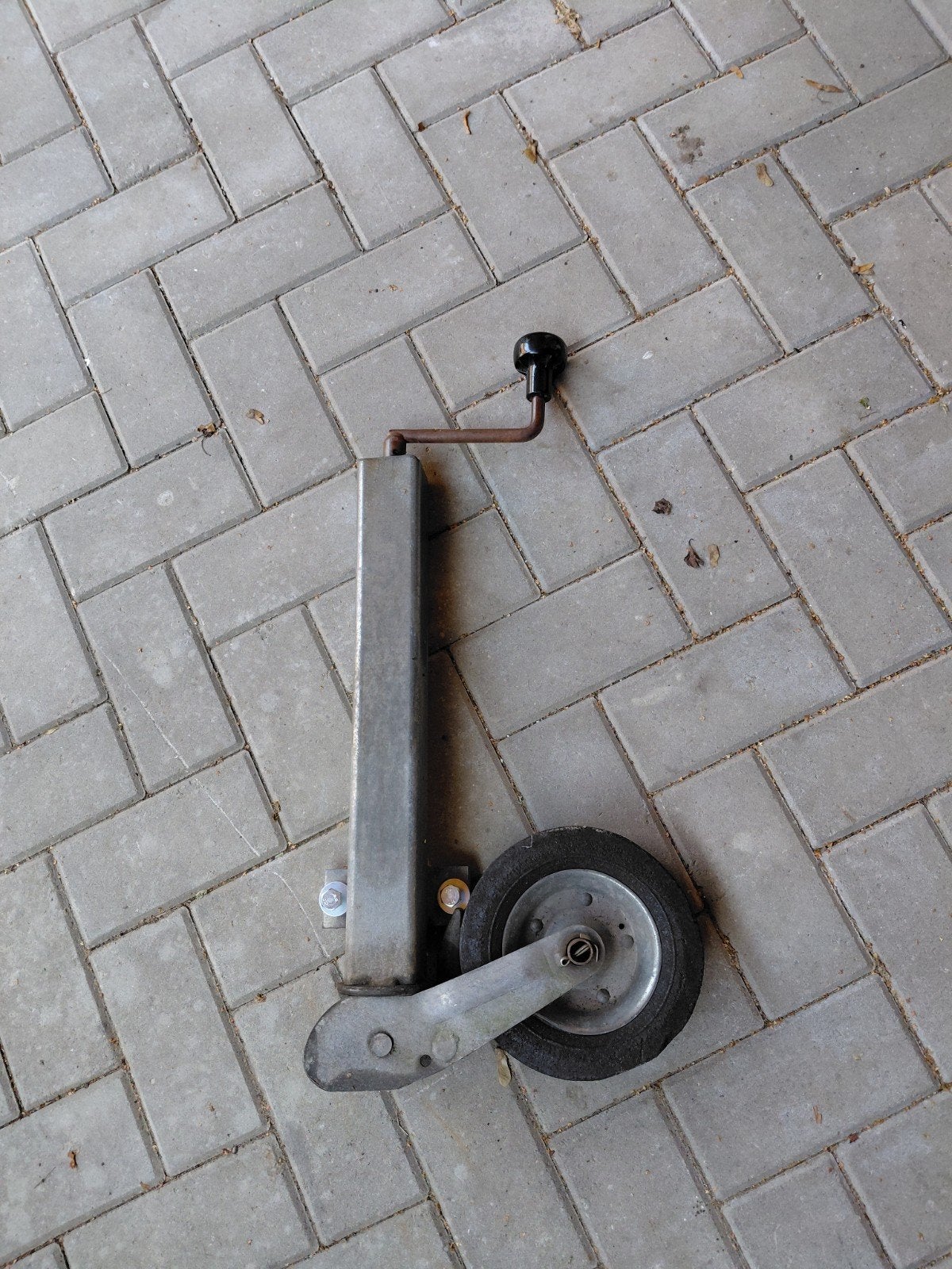 Gebruikt aanhanger neuswiel, Ophalen, Gebruikt