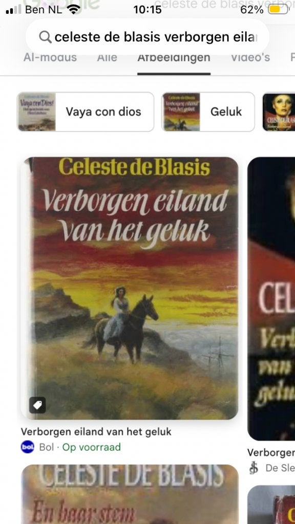 Verborgen eiland van het geluk Celeste de Blasis, Boeken, Ophalen of Verzenden, Gelezen, Celeste de Blasis, Amerika