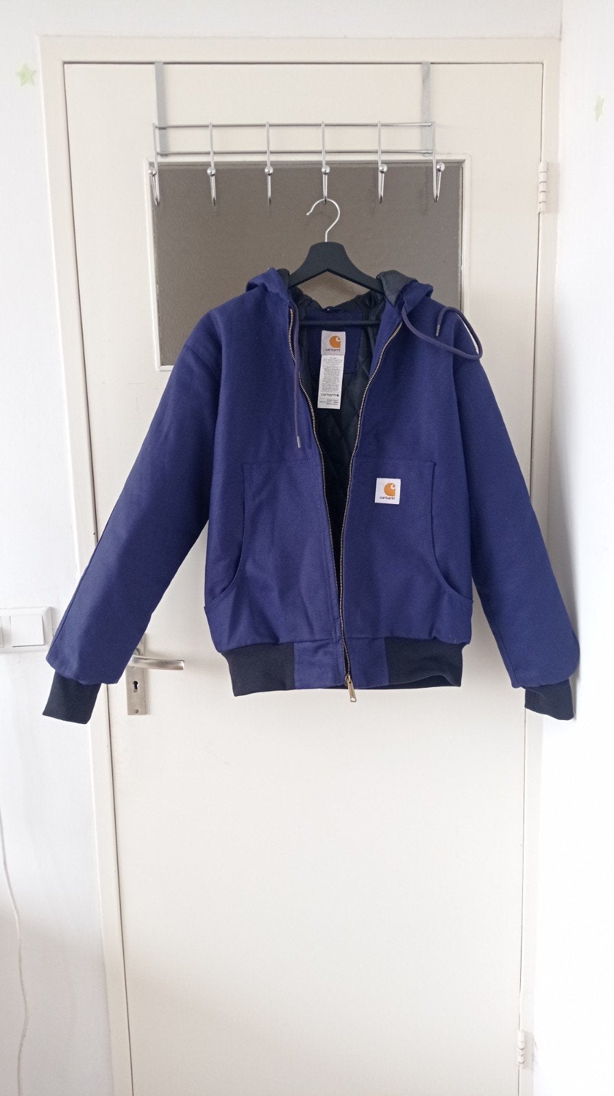 Carhartt Donker Blauw Jass, Ophalen, Carhartt, Nieuw, Maat 48/50 (M)