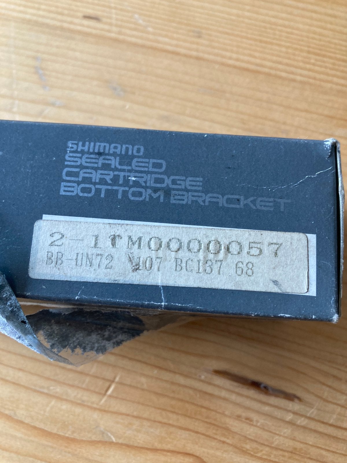 Shimano UN72 BB, Ophalen of Verzenden, Nieuw