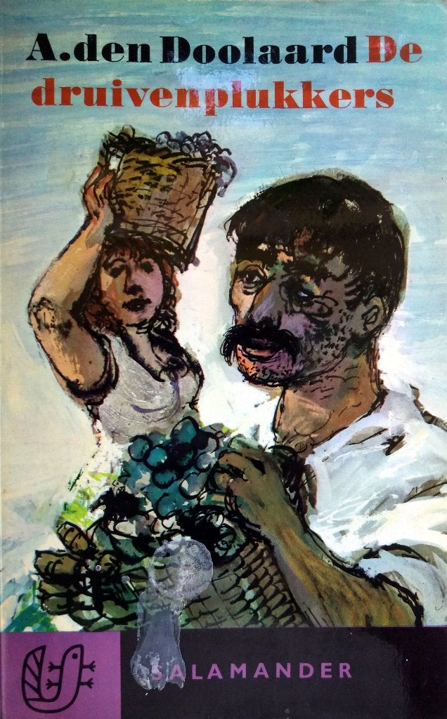 A. den Doolaard - De druivenplukkers (Ex.2), Antiek en Kunst, Ophalen of Verzenden