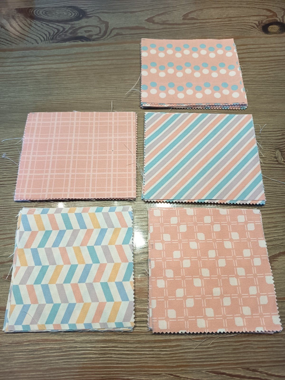 50 patchwork lapjes, Nieuw, Ophalen of Verzenden, 30 tot 120 cm, Katoen