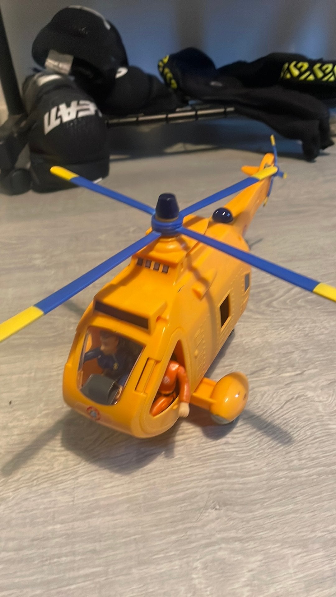 Brandweermansam helicopter, Ophalen of Verzenden, Zo goed als nieuw
