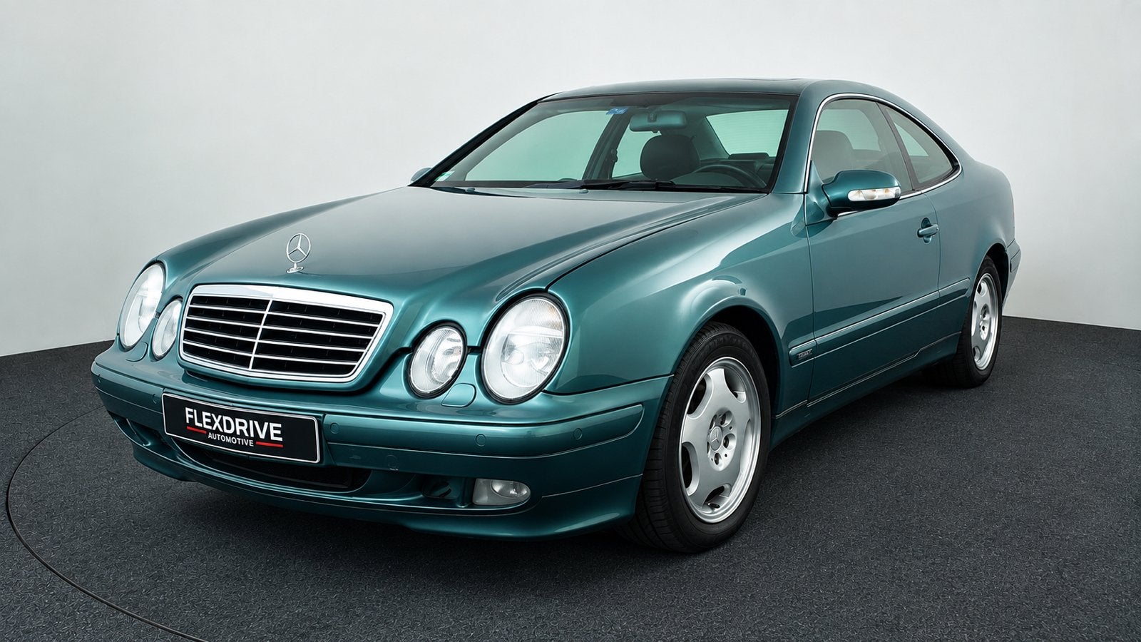 Mercedes CLK-klasse Coupé 230 Aut. Kompressor, Auto's, Mercedes-Benz, Automaat, Zwart, Bedrijf, 193 pk