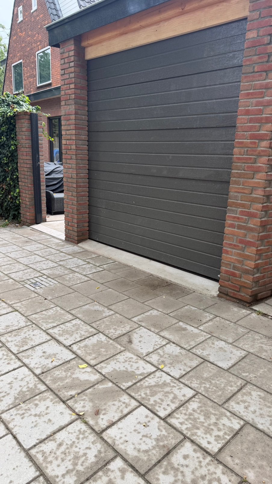 Elektrische Garagedeur, Ophalen