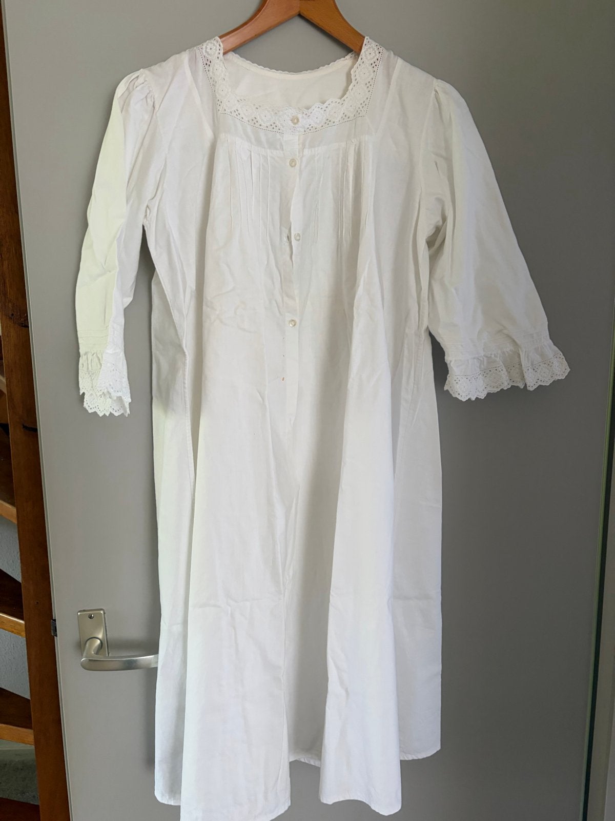 Antiek Nachthemd, Gehaakte Mutsjes, Zeeuwse muts, Ophalen of Verzenden, Dames