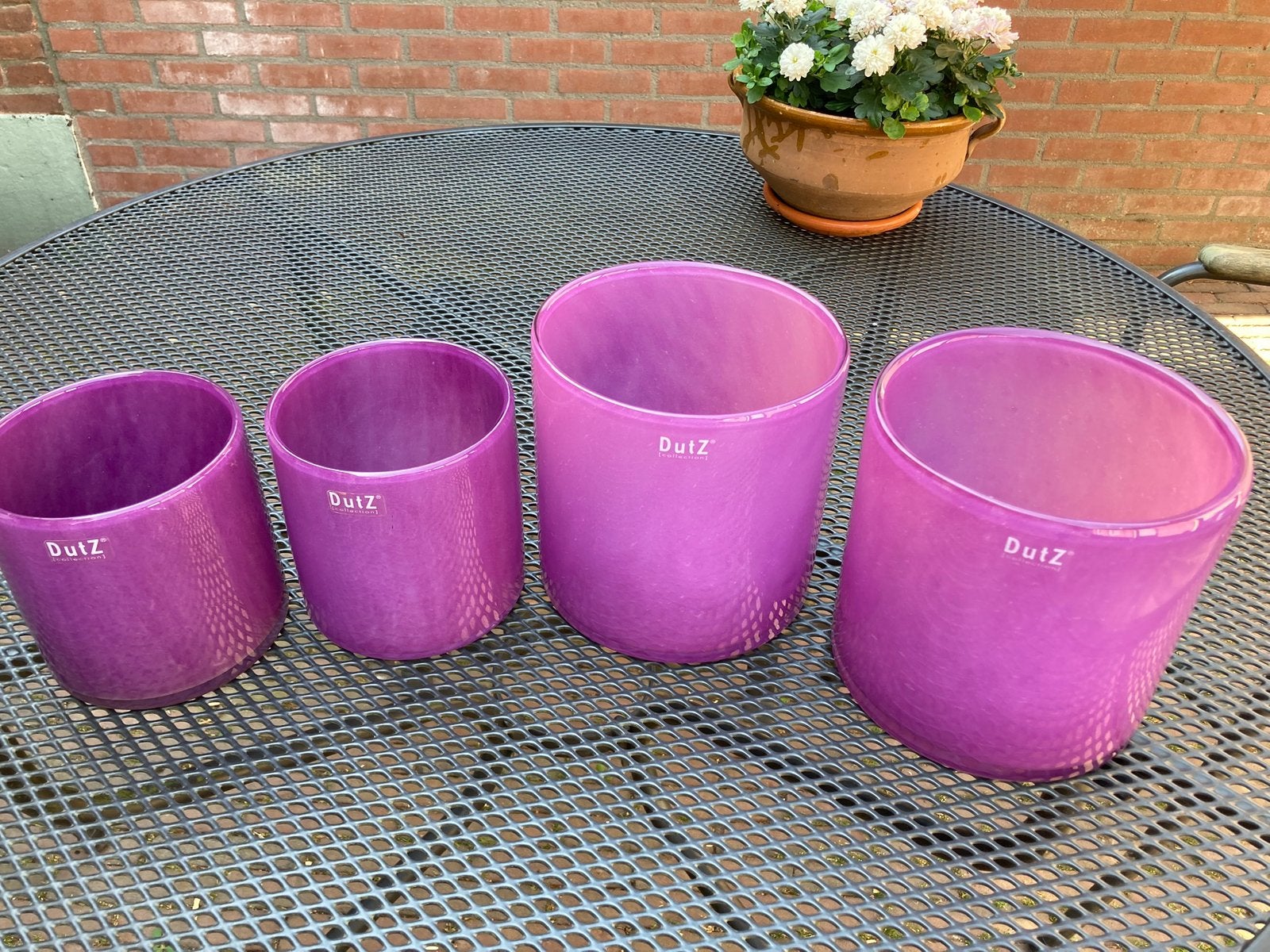 DUTZ vazen/ potten eventueel voor bloemen, nieuw, 4 stuks, Verzenden, Nieuw, Paars