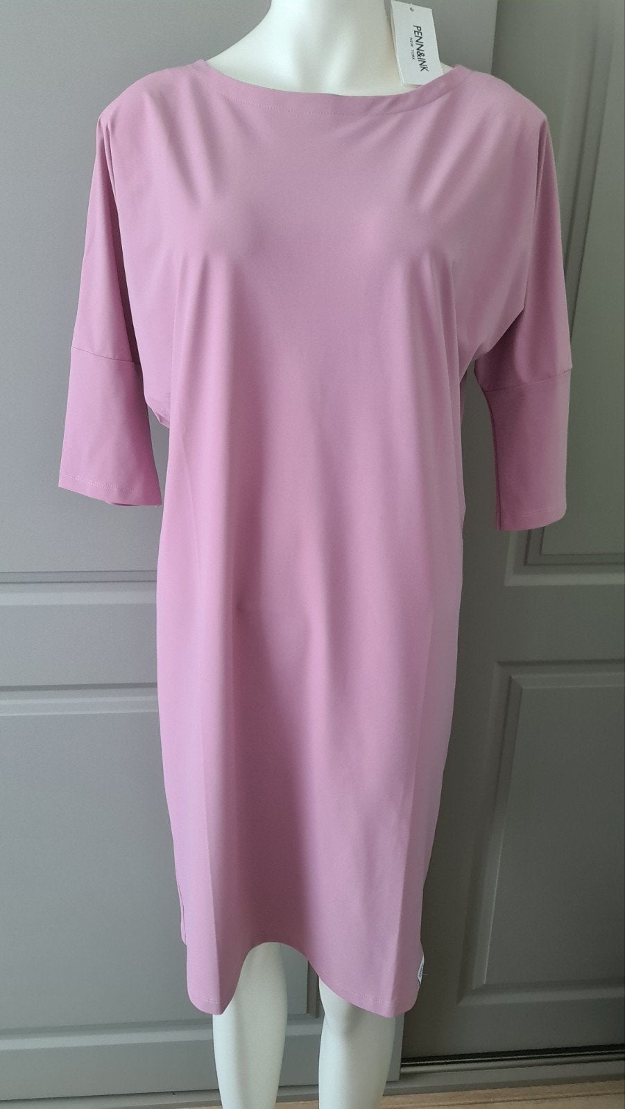 nieuwe roze jurk travelstof travel 38 M Penn&Ink N.Y. Denver, Maat 38/40 (M), Penn & Ink, Nieuw, Ophalen of Verzenden