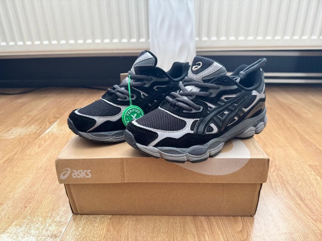 ASICS GEL-NYC Black/Silver, Zwart, Nieuw, Ophalen of Verzenden, Sneakers of Gympen