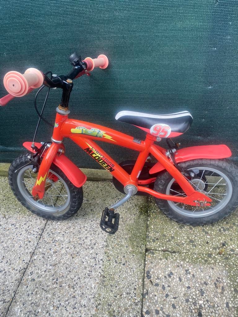 MOOI CARS FIETSJE, Fietsen en Brommers, Fietsen | Kinderfietsjes, Ophalen of Verzenden, Gebruikt, Minder dan 16 inch
