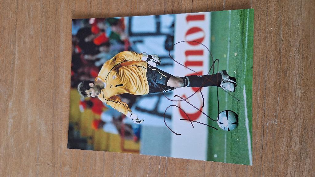 Foto 20x25 cm met handtekening; Petr Cech # Chelsea Arsenal, Ophalen of Verzenden, Nieuw, Buitenlandse clubs, Overige typen