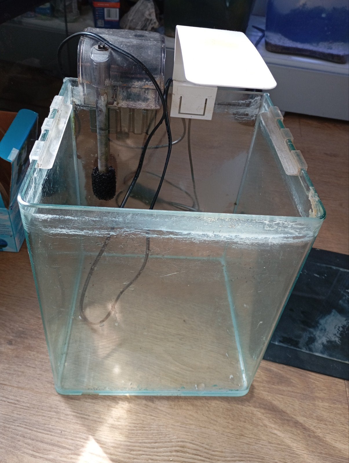 Superfish 25L aquarium, Dieren en Toebehoren, Ophalen, Gebruikt, Leeg aquarium, Inclusief deksel