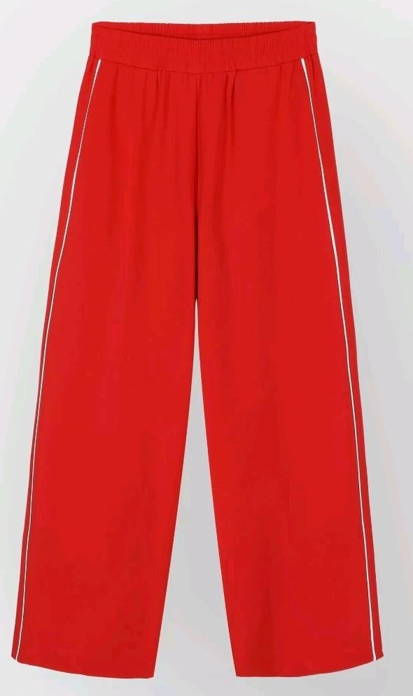 K3
Rode broek met sierbiezen, straight fit mt 44, Maat 46/48 (XL) of groter, Ophalen of Verzenden, Zo goed als nieuw, Lang