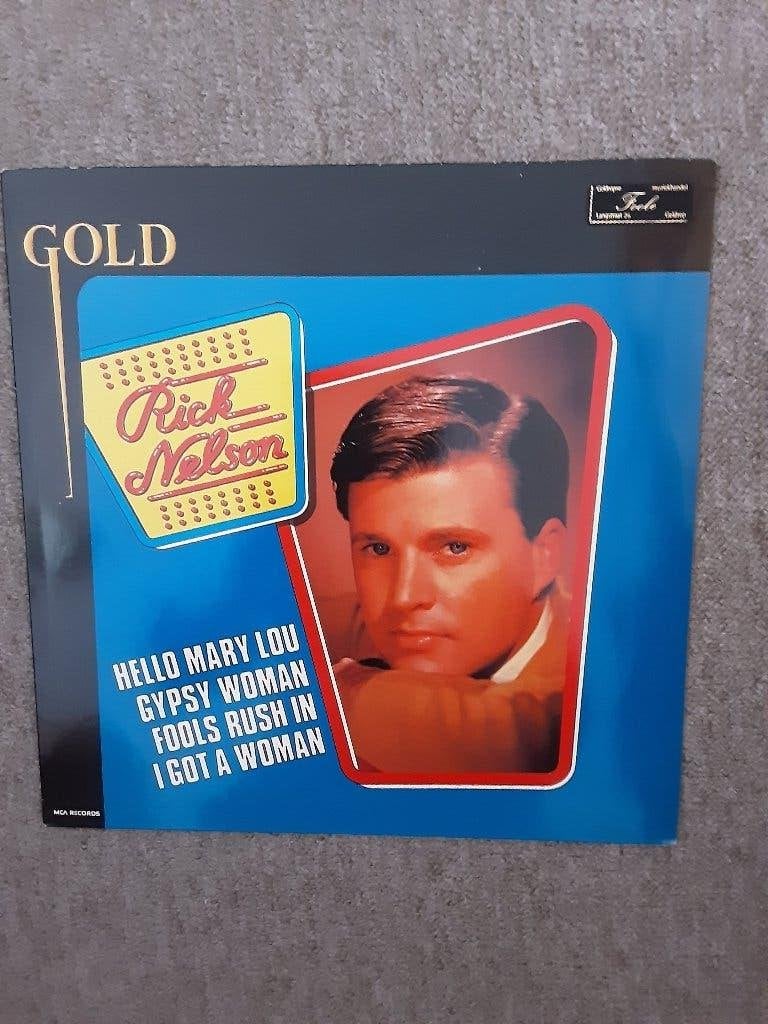 vinyl lp Rick Nelson gold, LP, Gebruikt, Originele persing, Ophalen of Verzenden