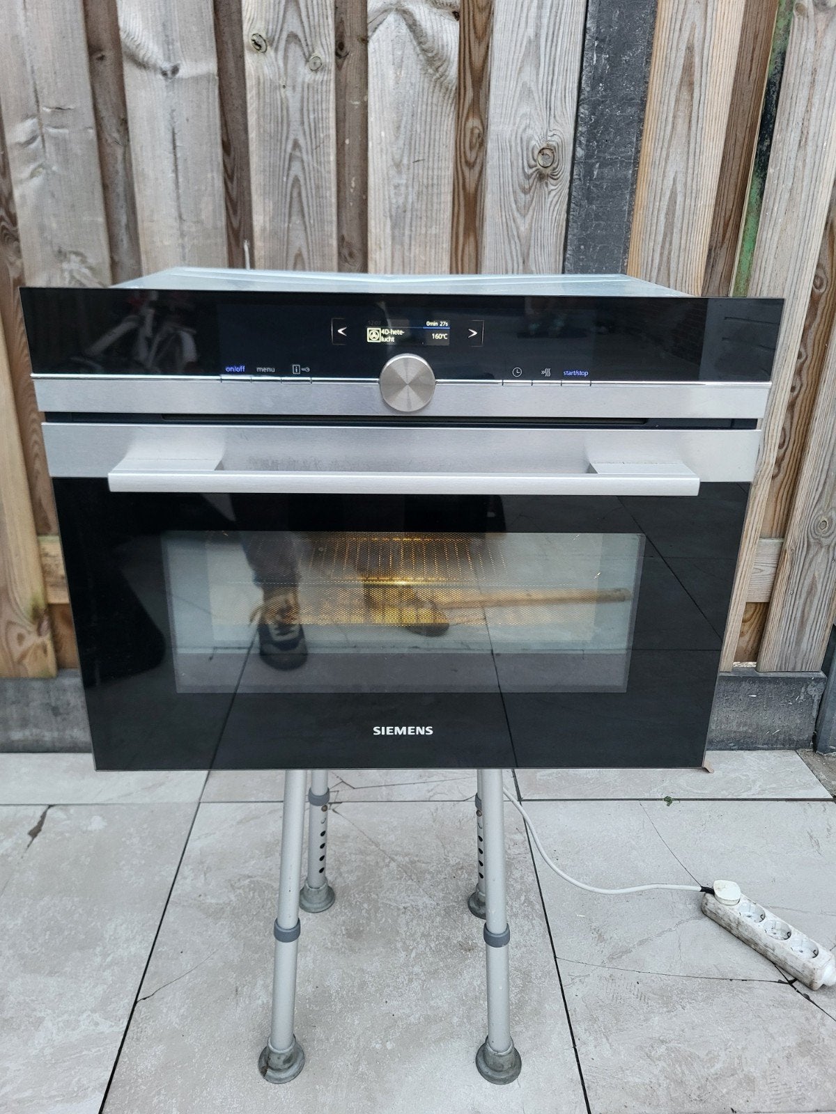 ZEER NETTE SIEMENS COMBI OVEN COMBI MAGNETRON GRILL HETE LUC, Ophalen of Verzenden, Zo goed als nieuw, Hete lucht