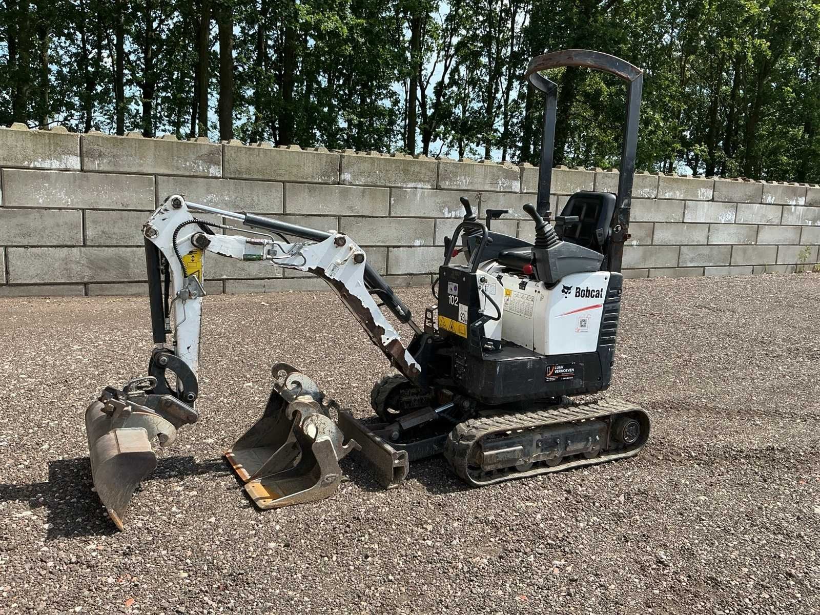 2020 Bobcat E10Z Minigraafmachine, Graafmachine