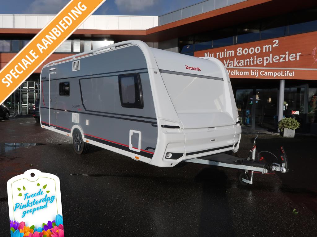 Dethleffs Camper 560 FMK STIJLVOL EN MODERN !!, Caravans en Kamperen, Caravans, Overige typen, Dethleffs, Schokbreker, Overige