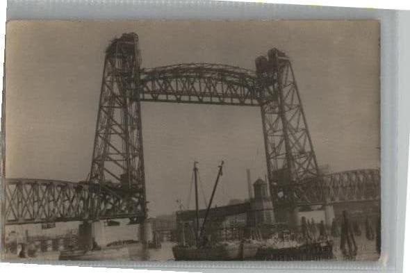 Rotterdam FOTOKAART Brug over de Koningshaven zie info, Verzenden, 1920 tot 1940, Ongelopen, Zuid-Holland