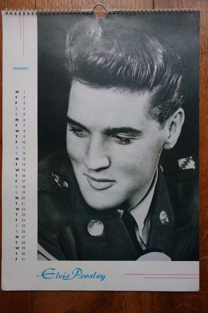 Elvis Presley kalender 1992, Ophalen of Verzenden, Zo goed als nieuw, Boek, Tijdschrift of Artikel