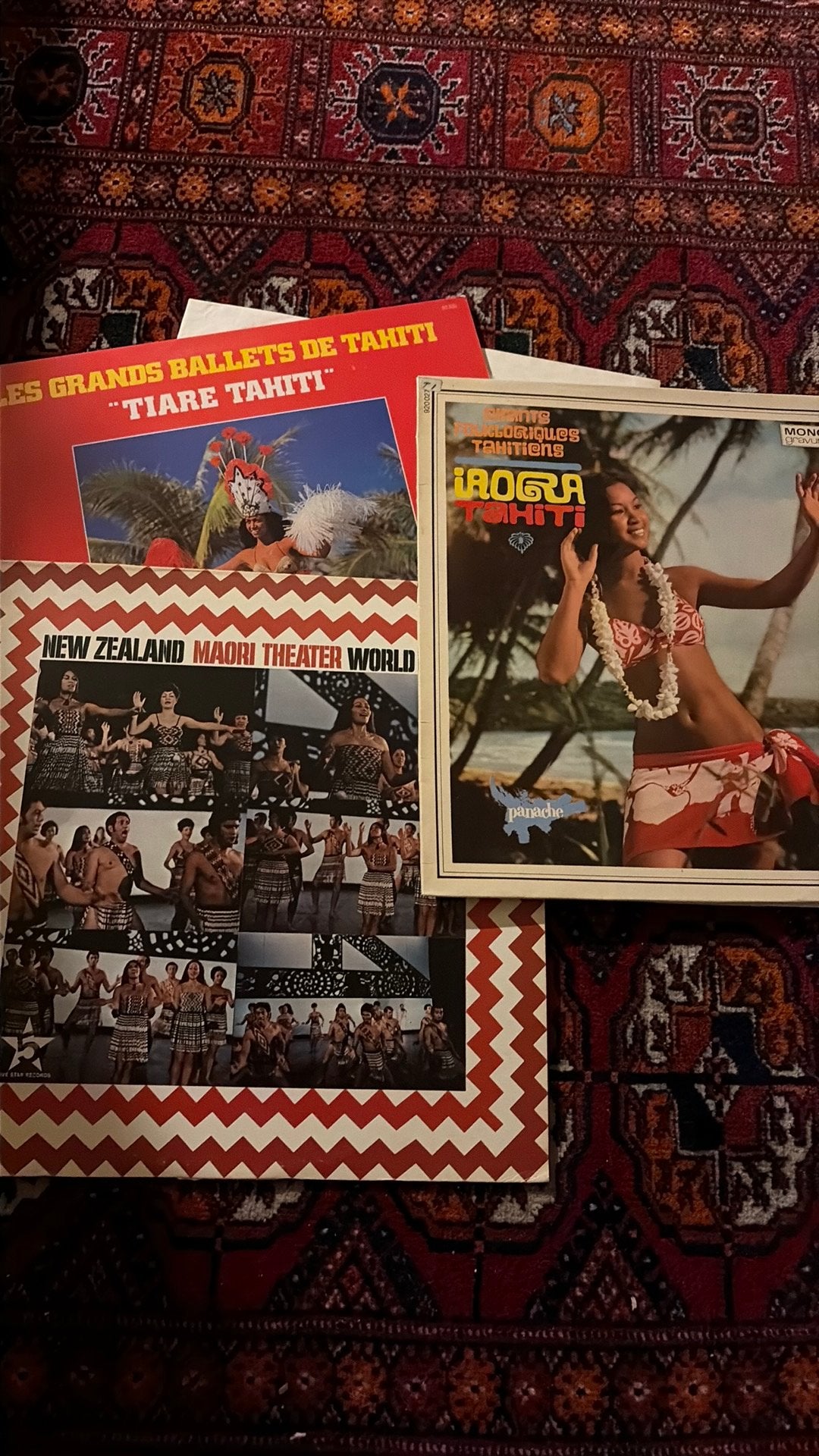Vier import LP‘s met wereldmuziek uit de Pacific, Ophalen, Zo goed als nieuw, LP