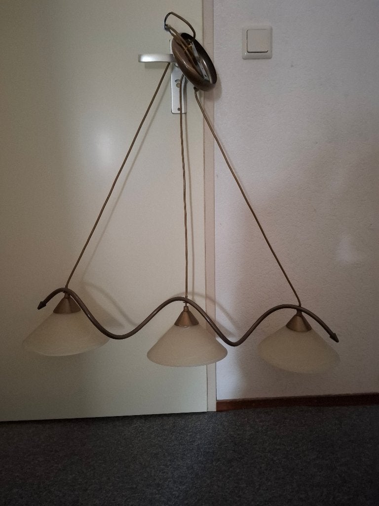 Eettafellamp, Huis en Inrichting, Lampen | Hanglampen, Ophalen, Klassiek, E14 (klein), Zo goed als nieuw