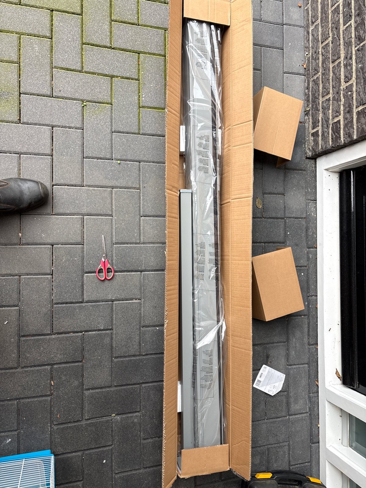 LiFa Garden Windscherm Zwart 170x300cm Nieuw in doos, Ophalen of Verzenden, Uittrekbaar, Nieuw