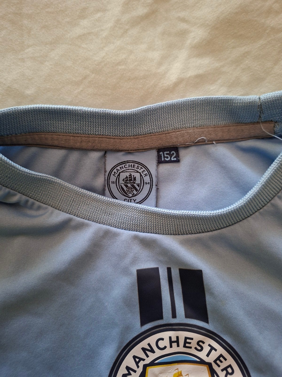 Manchester City T-shirt - Maat 152, Blauw, Overige maten, Ophalen of Verzenden, Manchester City