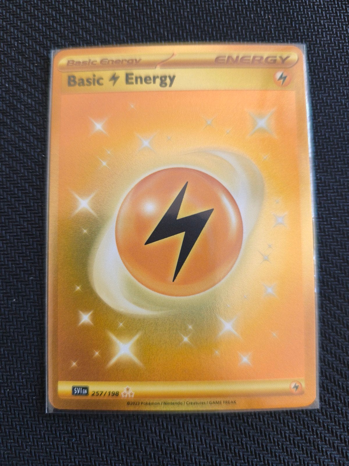 257 Gold Lightning S&V Base Pokemon TCG, Ophalen of Verzenden, Zo goed als nieuw