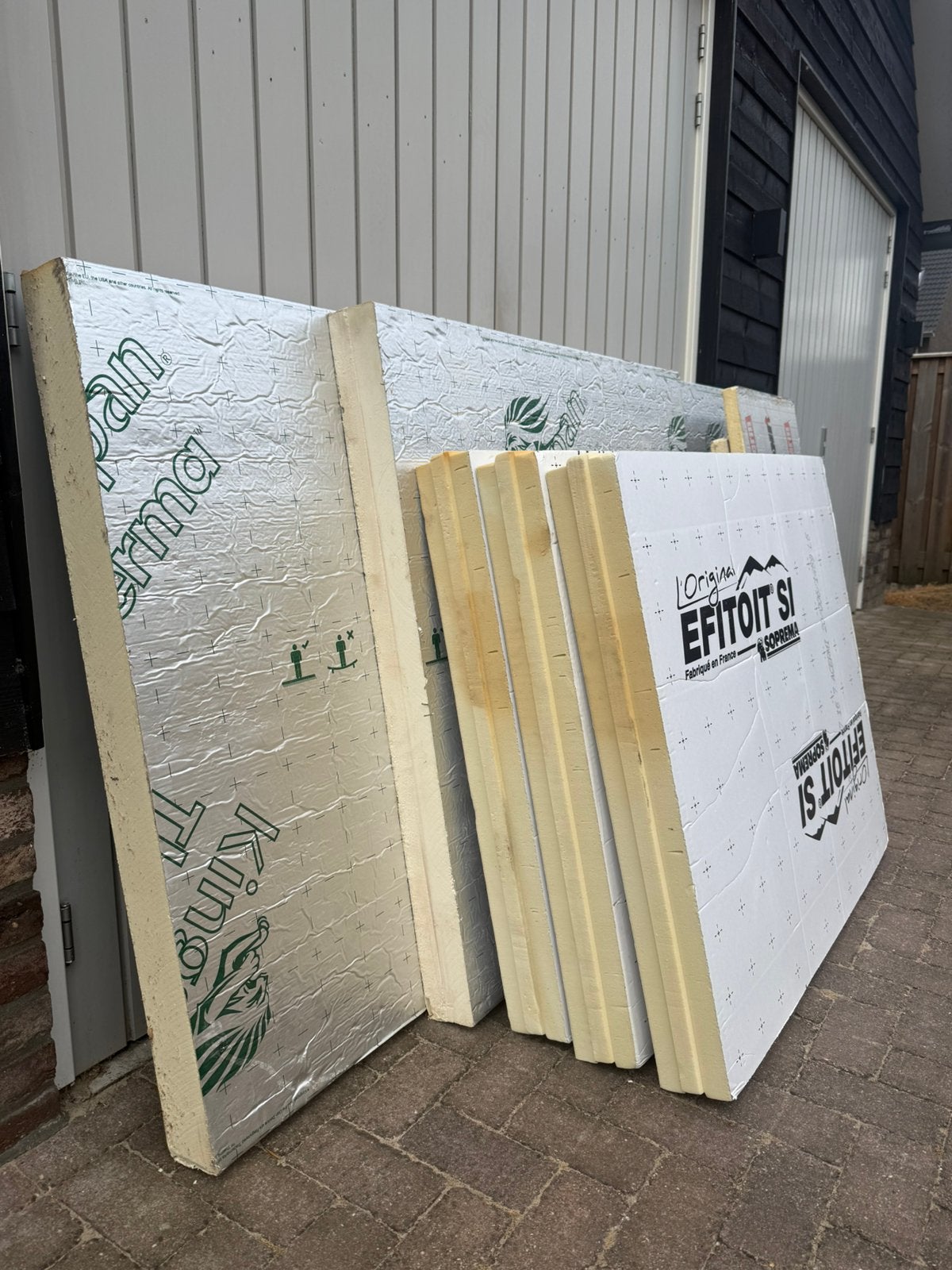 PIR 100 & 120 mm, Ophalen, Zo goed als nieuw, Hardschuim (Pir), 15 m² of meer