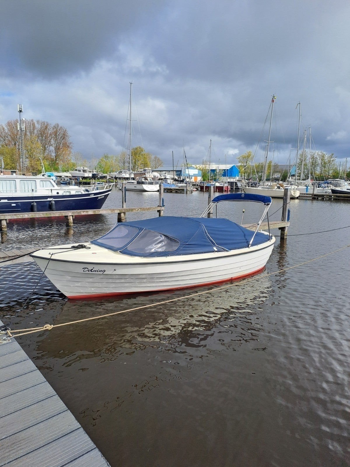 Open sloep Fjord  21ft Albin diesel 2cil 22 pk, Watersport en Boten, Ophalen of Verzenden, Diesel