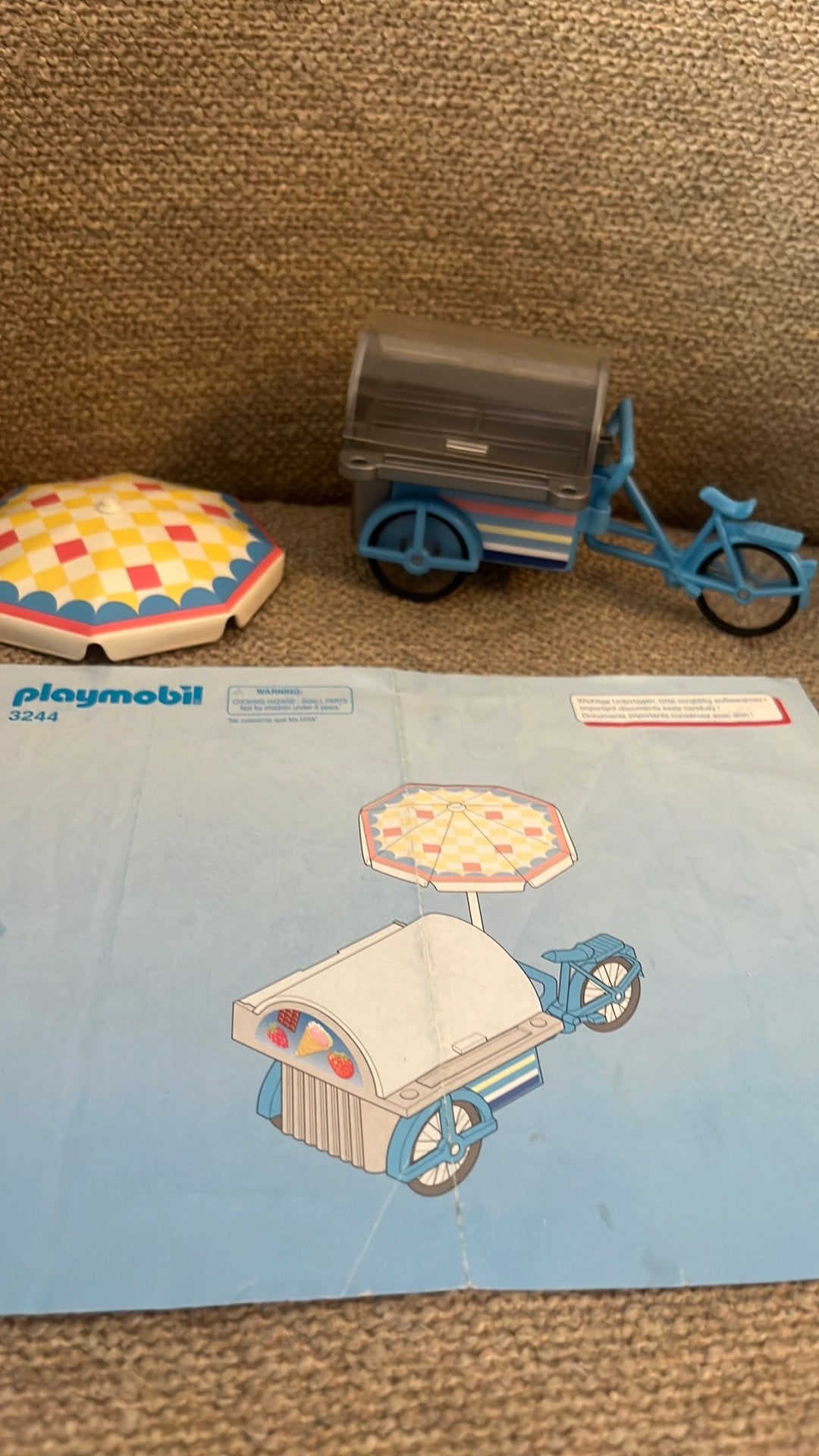 Playmobil ijskar 3244, Ophalen, Gebruikt