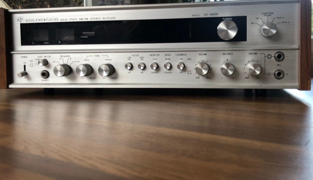 Solid State AM/FM Stereo Receiver Bohland & Fuchs opknapper, Niet werkend, Ophalen, Overige merken, Minder dan 60 watt