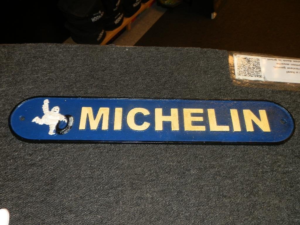 Gietijzeren decoratiebord michelin ,esso garage, Verzamelen, Ophalen of Verzenden, Nieuw