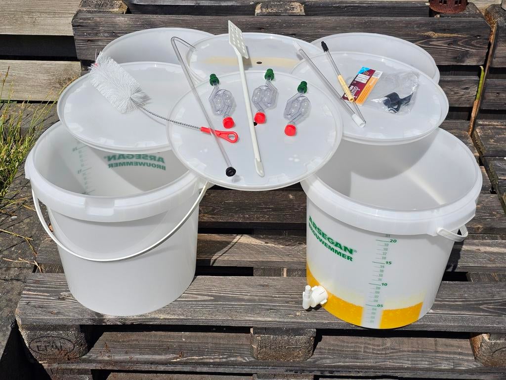 Brouwemmers en accessoires voor thuisbrouwen, Ophalen, Gebruikt