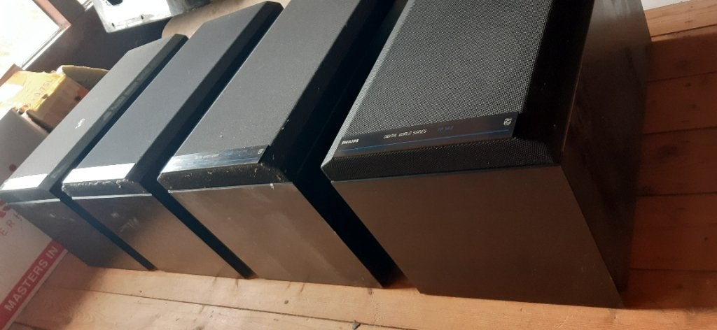Philips speakers FB563 4 stuks, Audio, Tv en Foto, Ophalen, Stereo speakers, Philips, Gebruikt