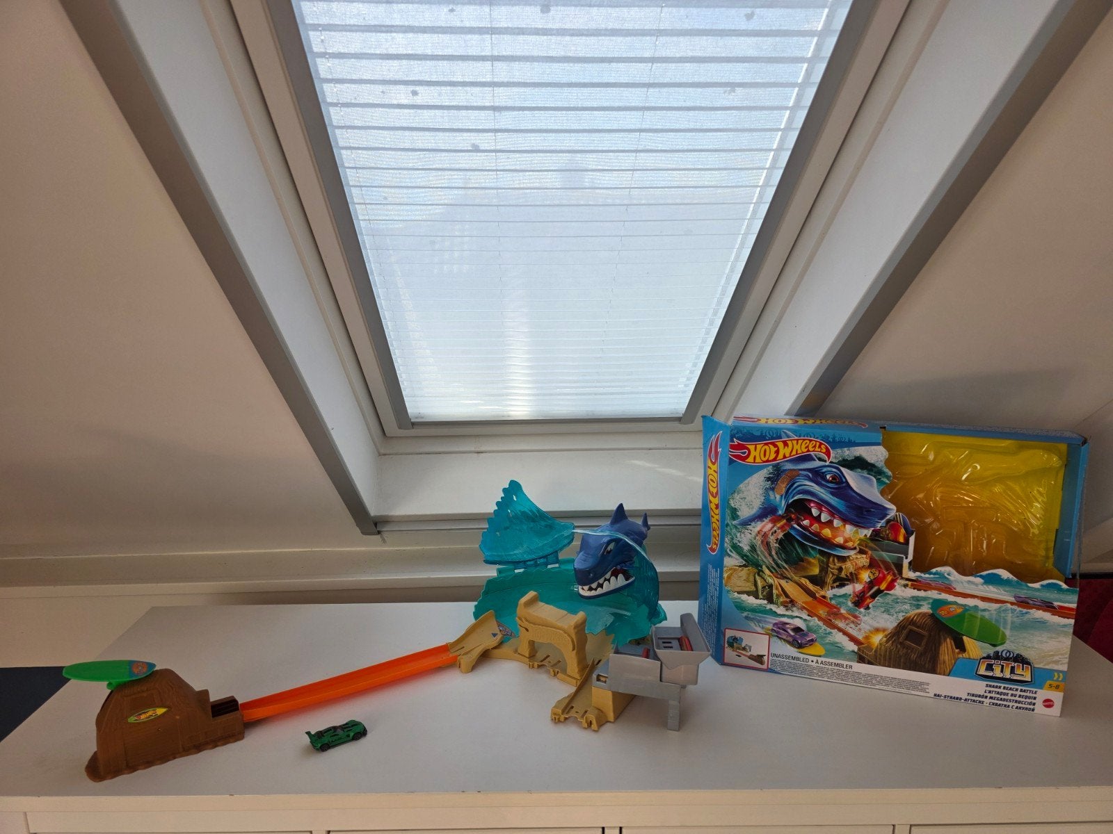 hot Wheel City Haai Strand Strijd, Ophalen, Zo goed als nieuw, Handmatig, Hot Wheels