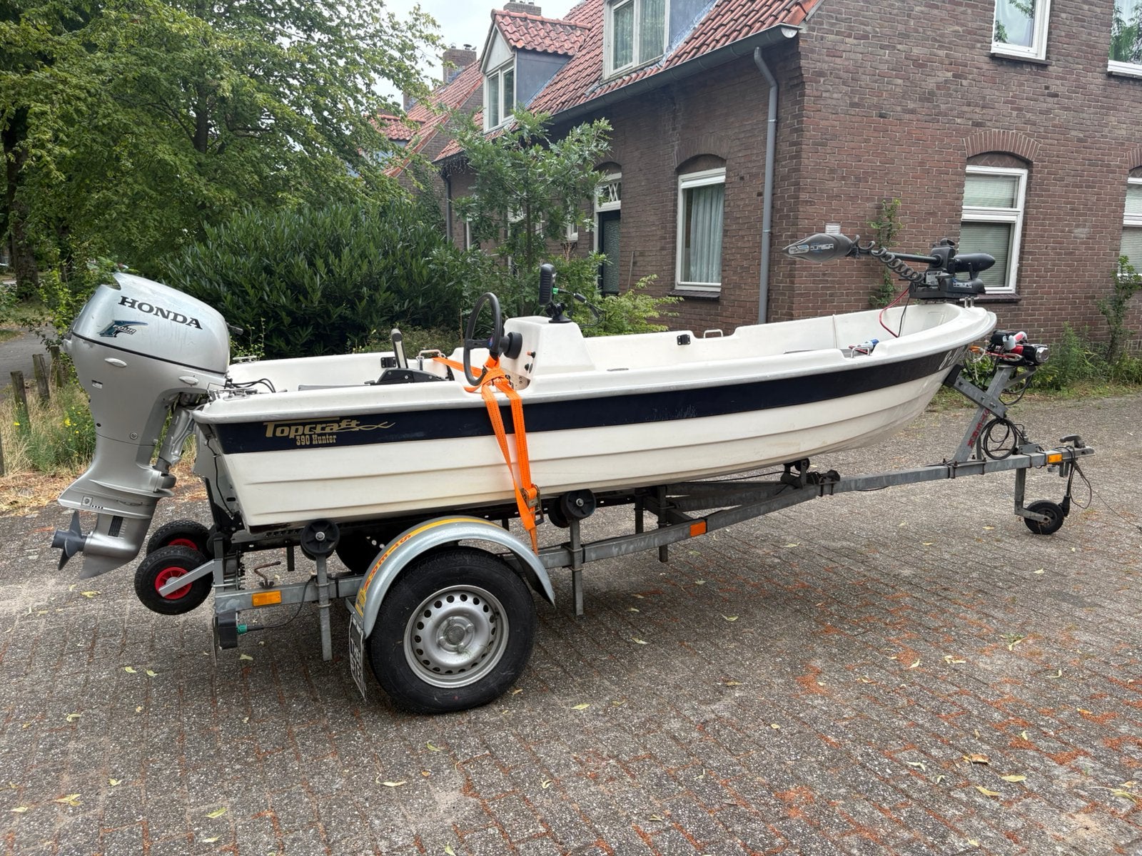 Topcraft 390 hunter, Ophalen, 10 tot 30 pk, Gebruikt, Elektrische start