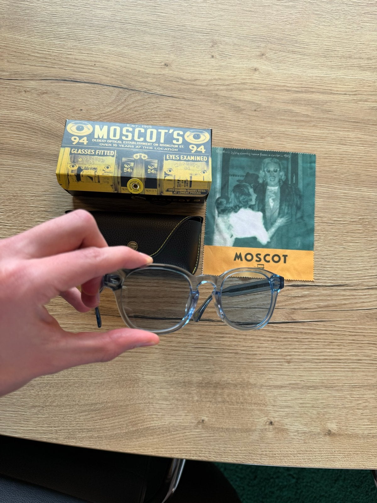 Moscot Lemtosh 52 - Nieuw in doos, Overige merken, Zonnebril, Blauw, Nieuw