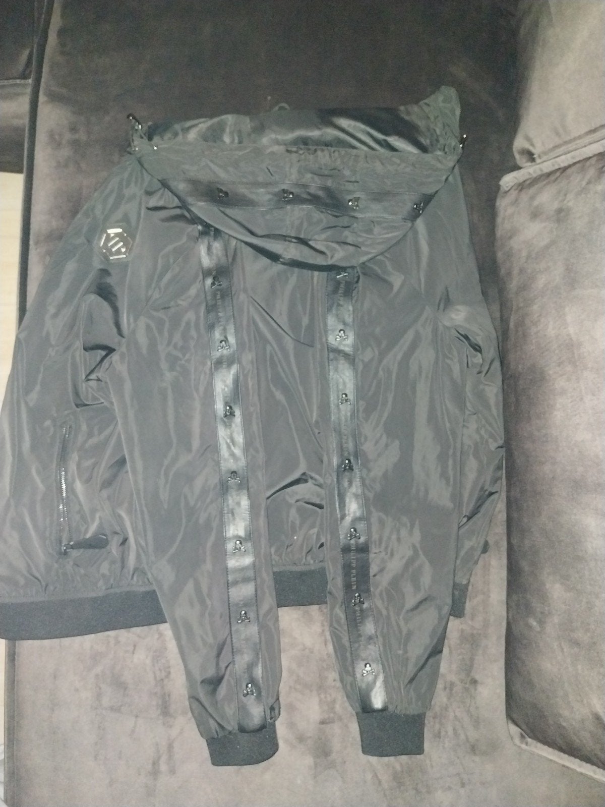 Philipp Plein Homme Zwarte Jas - Maat XL, Kleding | Heren, Ophalen, Philipp Plein Homme, Zwart, Maat 56/58 (XL)
